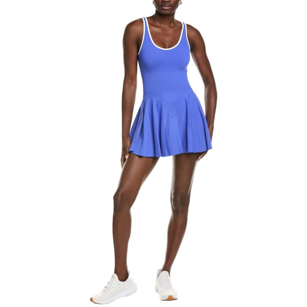 Marion Womens  Sleeveless Pickle Ball Mini Dress, Blue